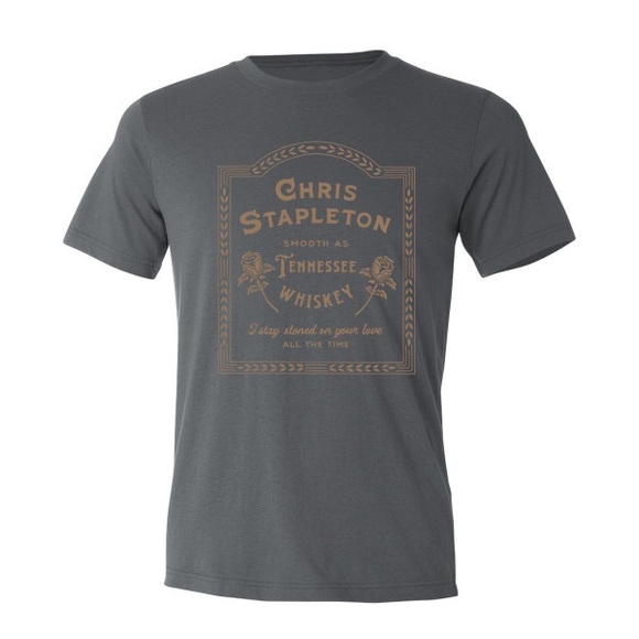 Tops - Chris Stapleton Whiskey Graphic Band Shirt Size S